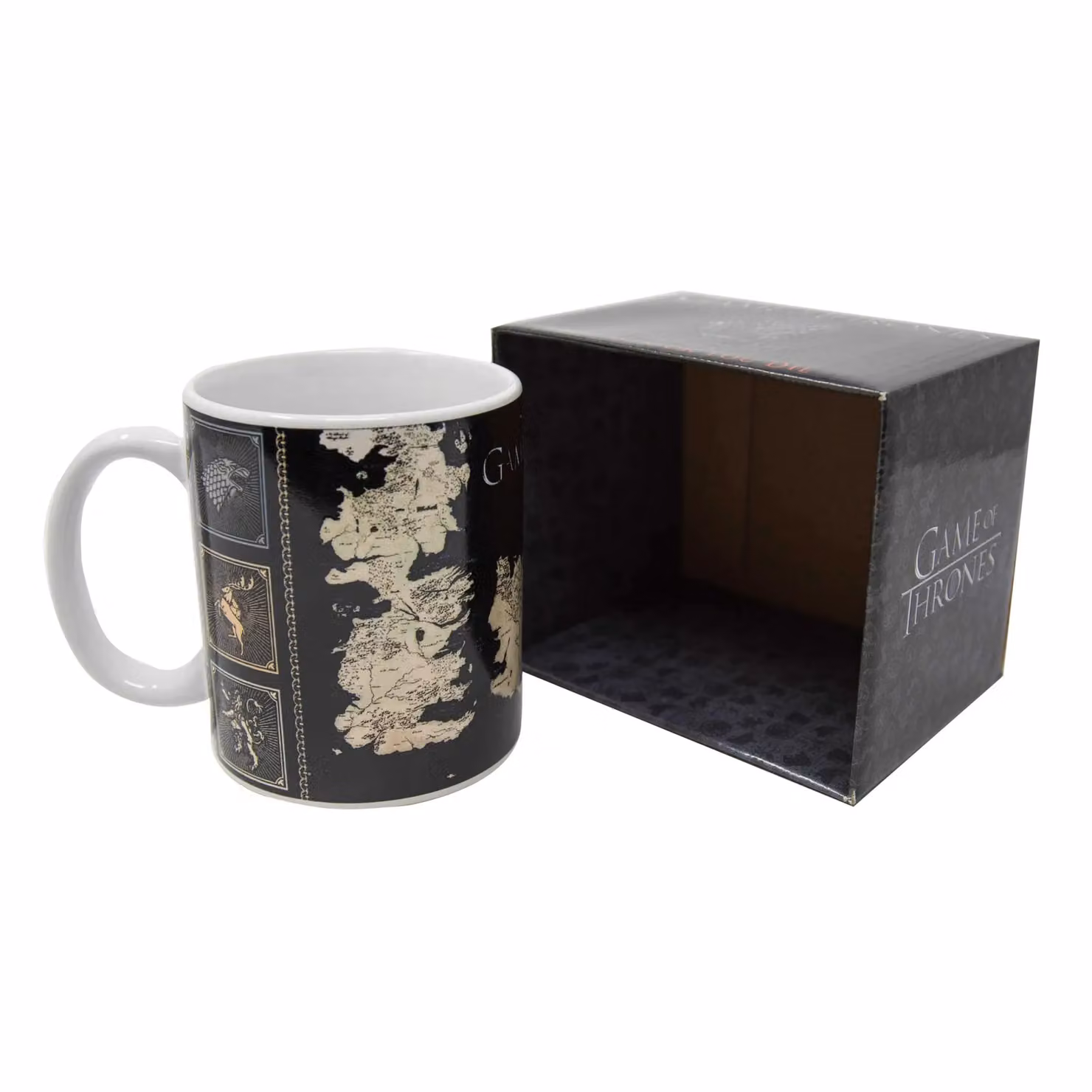 Game of Thrones Map Ceramic Mug in Black – 2