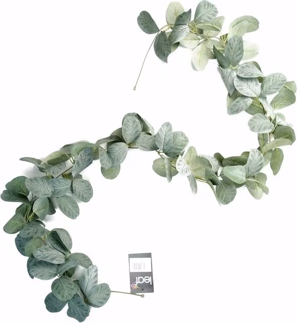EverNatural Look Realistic Green Artificial Trailing Hanging Leaf Plant