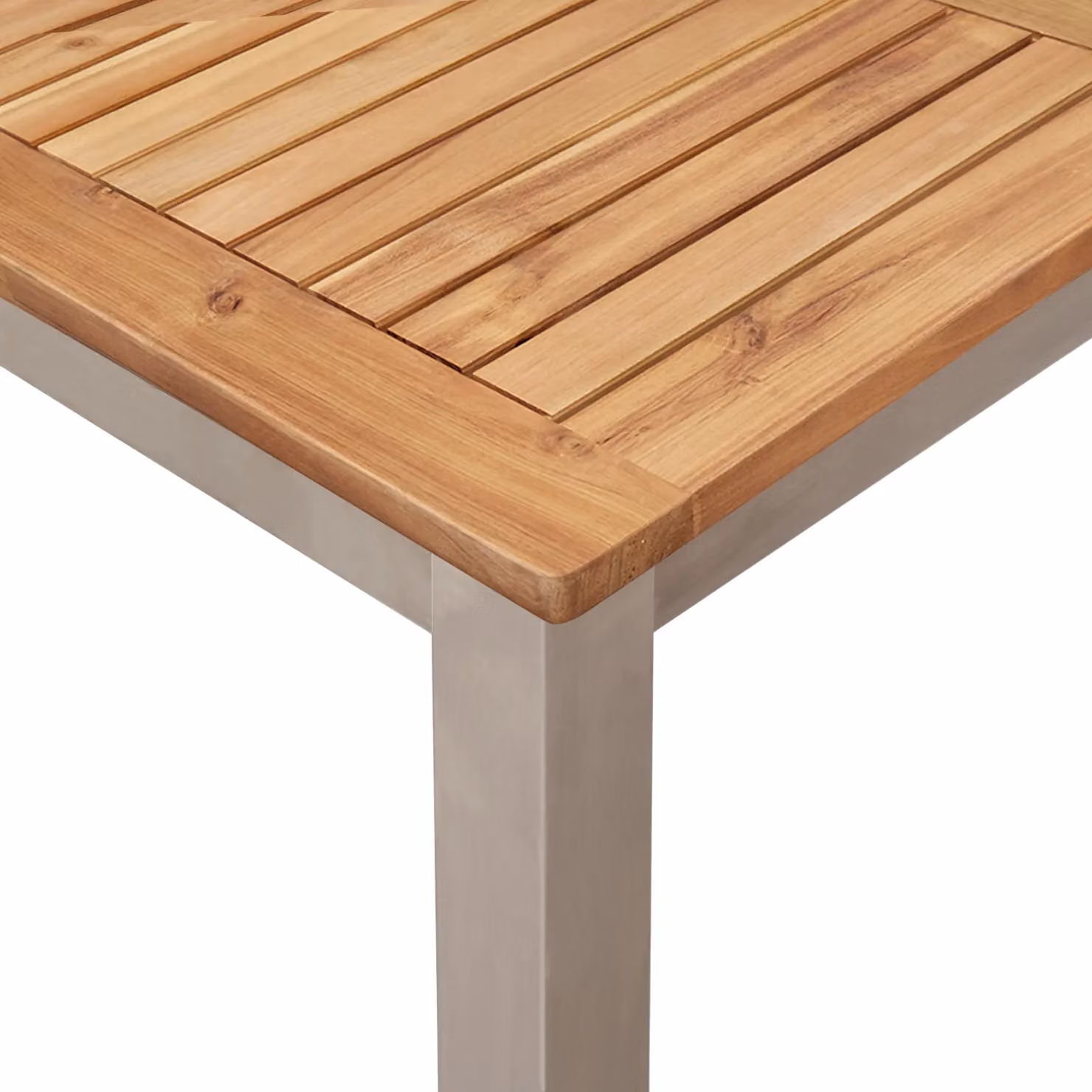 Berkfield Home Modern Outdoor Dining Table in Brown Oiled Acacia Wood, W/D/H: 180 x 90 x 75 cm – 4