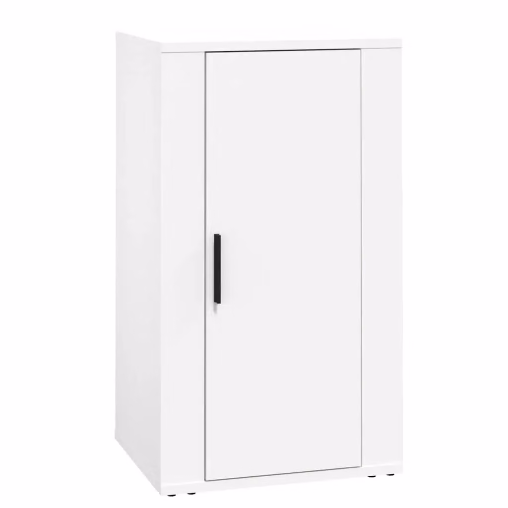 Berkfield Home White Matt Sideboard in Engineered Wood, W/D/H: 40 x 33 x 70 cm – 2