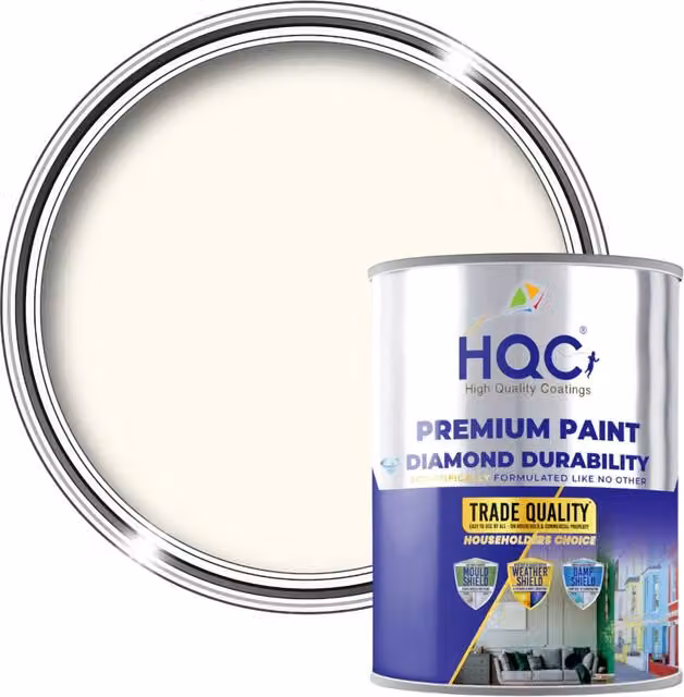 HQC PAINTS Exterior Wall Insulating Paint for Concrete, White, 1 l