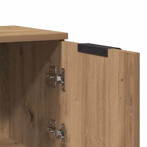 vidaXL Artisan Oak Sideboard in Brown, Engineered Wood, W/D/H: 30 x 30 x 70 cm – 4