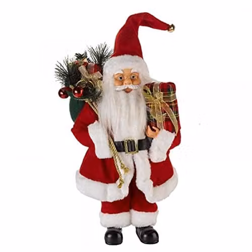 Online Garden Centre Large Realistic Red Standing Santa Figure