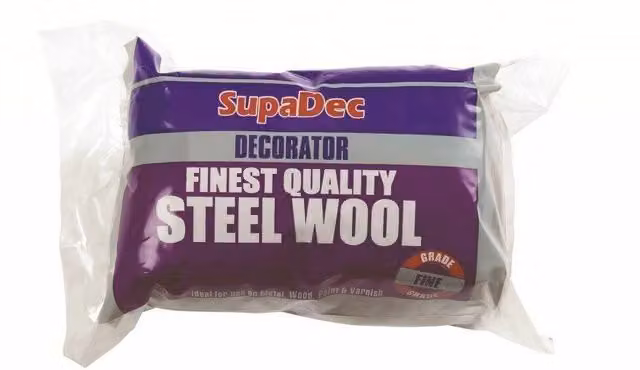 SupaDec Drator Silver Steel Wool for Metal and Paint Preparation