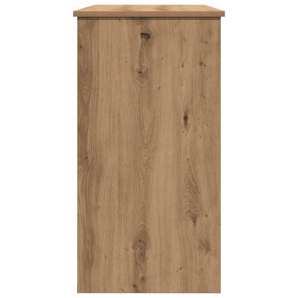 Berkfield Home Artisan Oak Decorative Writing Desk in Brown, W/D/H: 80 x 40 x 75 cm – 4