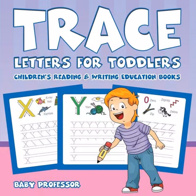 Baby Professor Trace Letters for Toddlers Multicolour Paper Reading and Writing Educational Book
