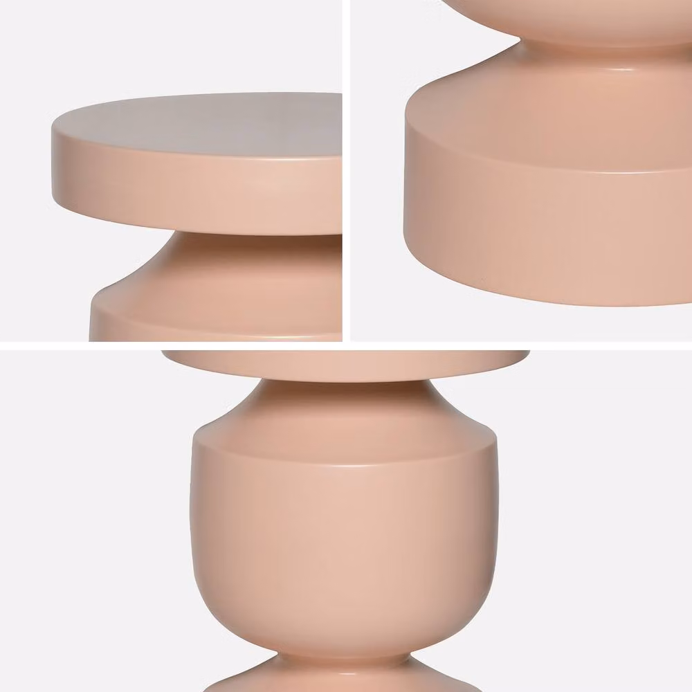 sweeek Metal Side Table in Pink, W/D/H: 30.5 x 30.5 x 43.5 cm – 2