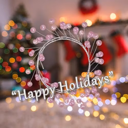 VFM e-Store Pink Pearl Garland Christmas Decoration, Length: 100 cm, Width: 3 cm – 3