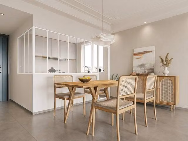 Vente-unique Corner Studio Glass Panelling in Powder-Coated Aluminium, White, H: 210 cm, W: 120 cm – 1