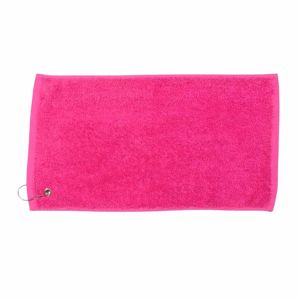 Towel City Luxury Unisex Golf Towel in Pink – 2