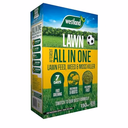 Westland Aftercut All In One Garden Lawn Care Box for Weeds, 150m2