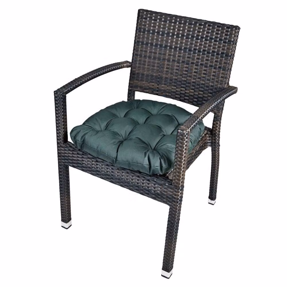 NESTLUNE Premium Waterproof Green Foam Chair Cushion with Polyester Cover, W: 120 cm x L: 135 cm – 3