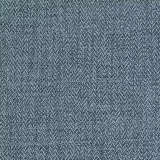 Ante Decor Herringbone Fabric in Cornflower Blue