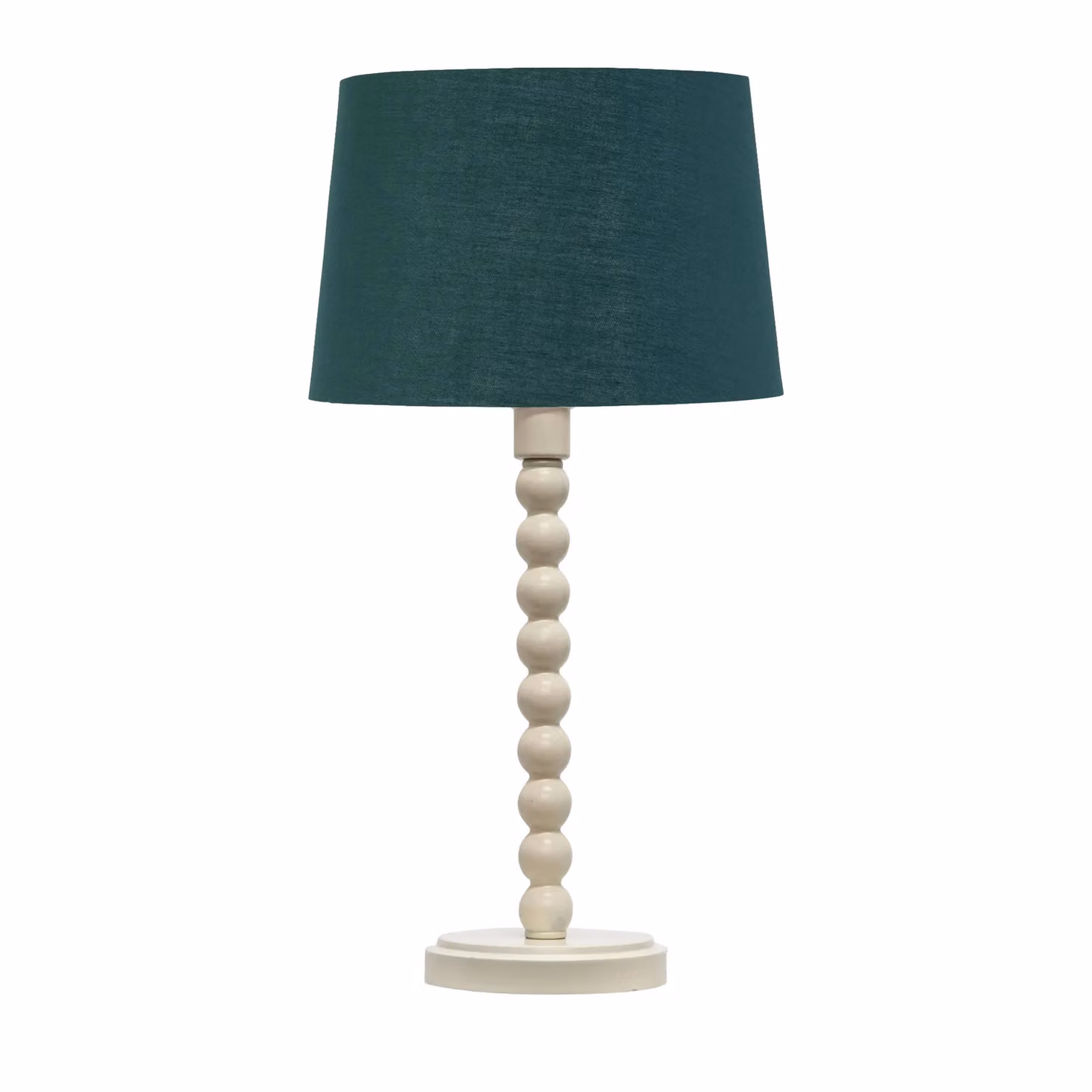 First Choice Lighting Bobbin Set of 2 Table Lamps in White with Green and Gold Shades – 2