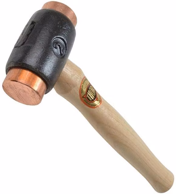 Thor Soft Copper Hammer with Wood Handle