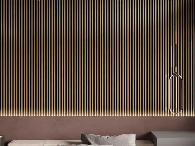 Vente-unique Geometric 3D Polystyrene Wall Panels in Black and Gold, Set of 8 Pieces (2.83 m²)