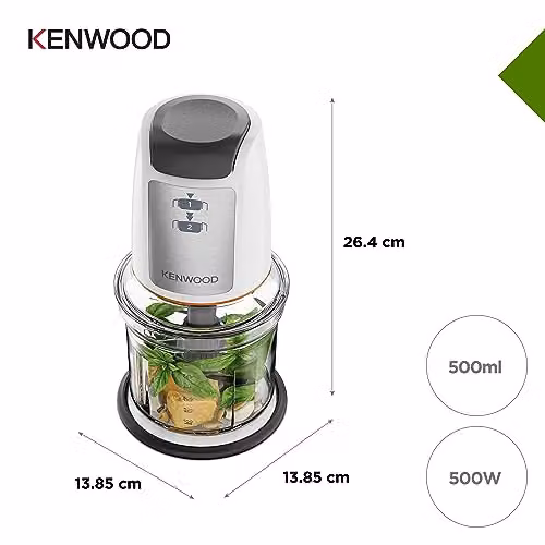 Kenwood Easy Chop Chopper CHP61.100WH, 500W, 0.5L, White – 5