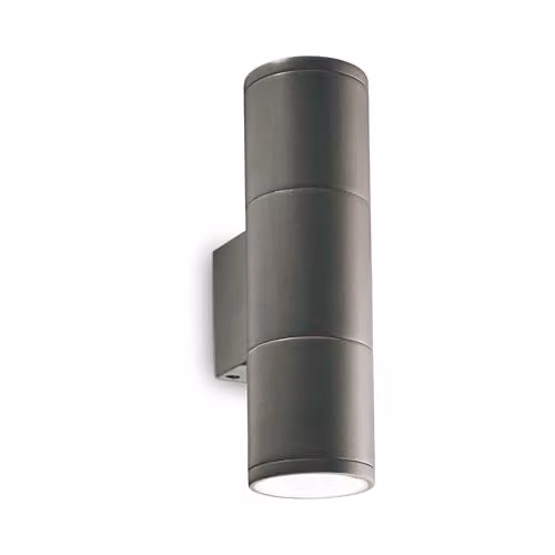 Netlighting Modern Up Down Outdoor Wall Lamp in Anthracite with 2 GU10 Lights, IP44 Rated – 1