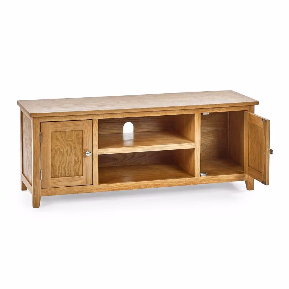 Cheshire Premium Kinloch Widescreen TV Unit in Light Oak – 2