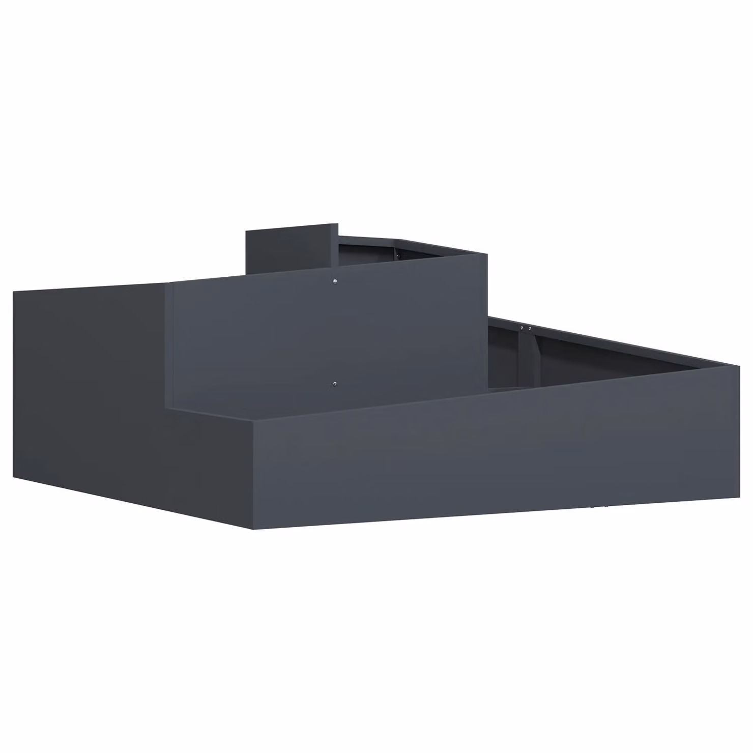 Berkfield Home Anthracite Galvanised Steel Metal Planter Tub – 2
