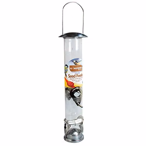 Bonnington Plastics Large Deluxe Seed Feeder, Transparent – 1
