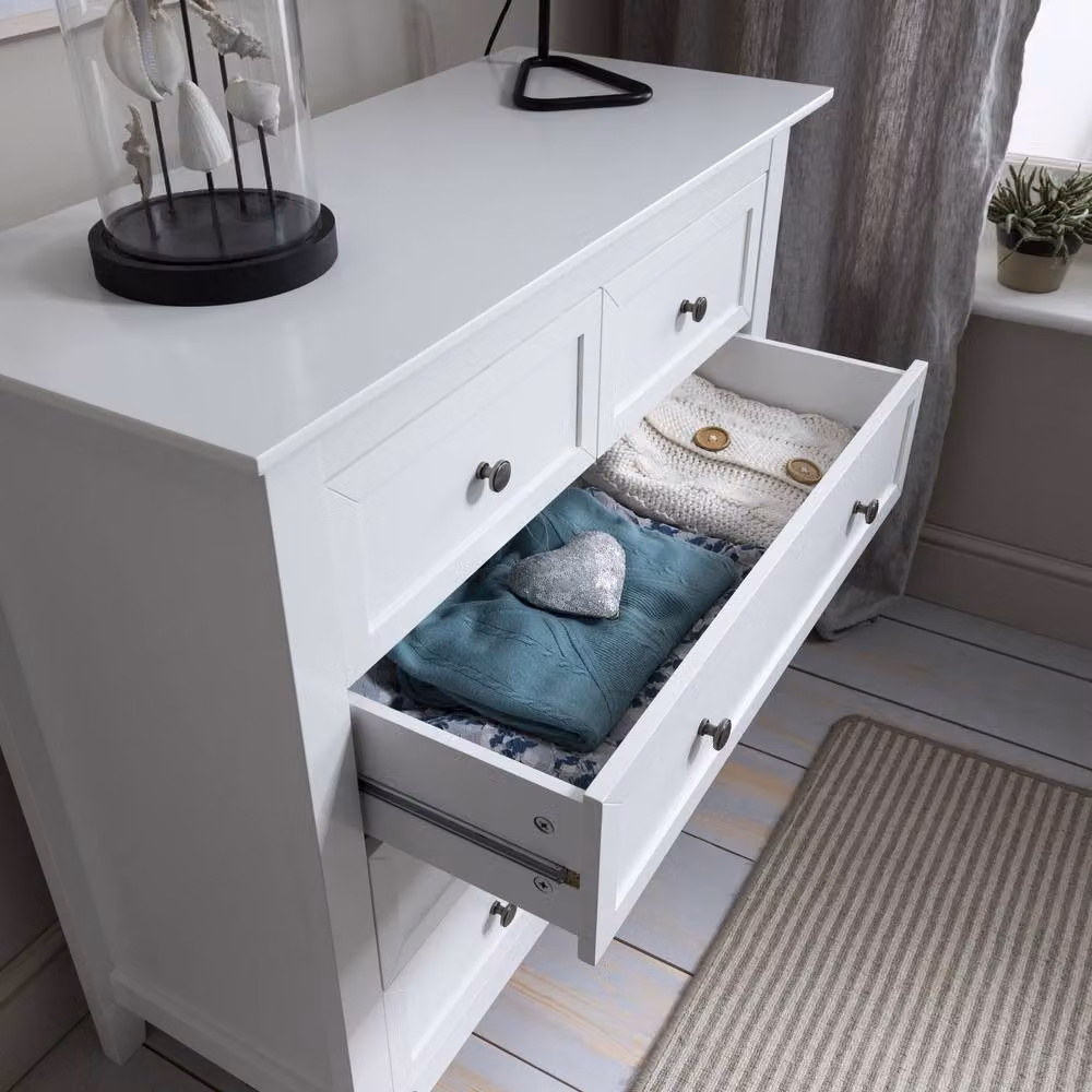 Nöa and Nani Karlstad 2+3 Drawer Chest of Drawers in White – 2