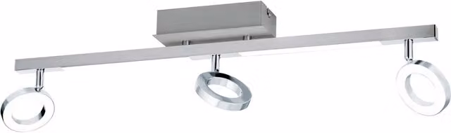 Loops Aluminium Chrome Wall Spot Light with LED Bulbs