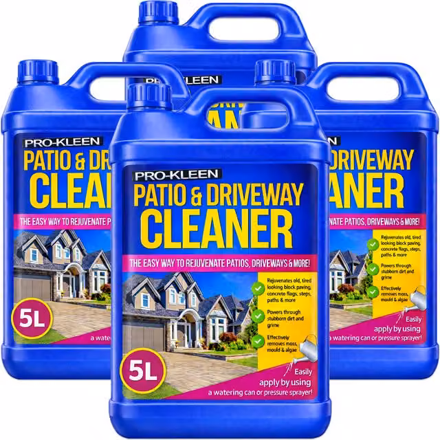 Pro-Kleen Patio and Driveway Cleaner, Transparent/Blue, 20l