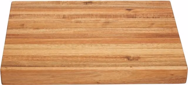 Orsina Rectangular Acacia Wood Chopping and Serving Board with Handle, Brown, W/D/H: 40.0 x 25.0 x 4.0 cm
