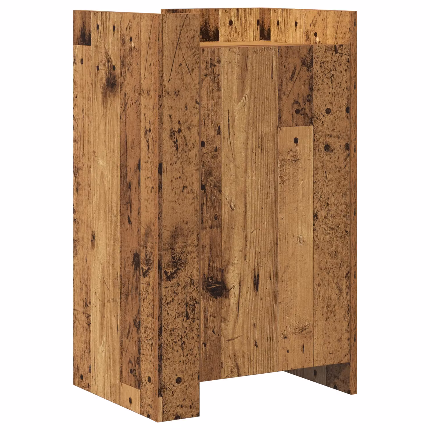 Berkfield Home Rustic Old Wood Sideboard in Brown, W/D/H: 45 x 35 x 75 cm – 2