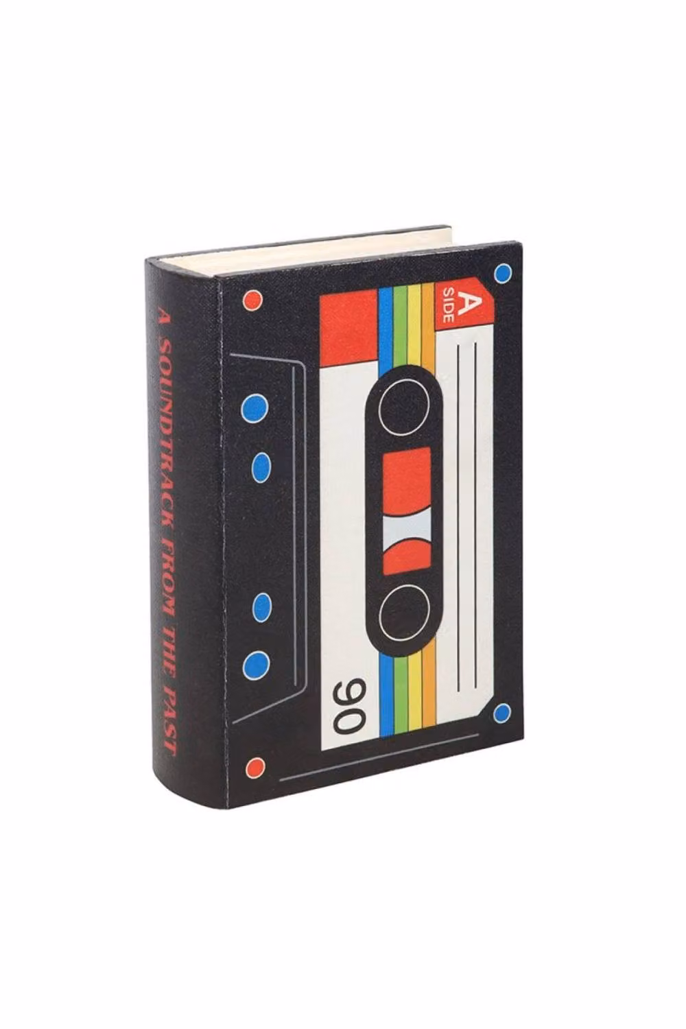 KDMD Retro Cassette Tape Storage Box, Black Solid Trinket Organiser – 2