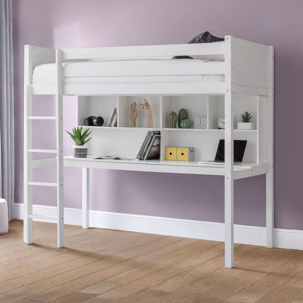 Cheshire Rapids Highsleeper Single Bed in Surf White, 90 x 200 cm – 2
