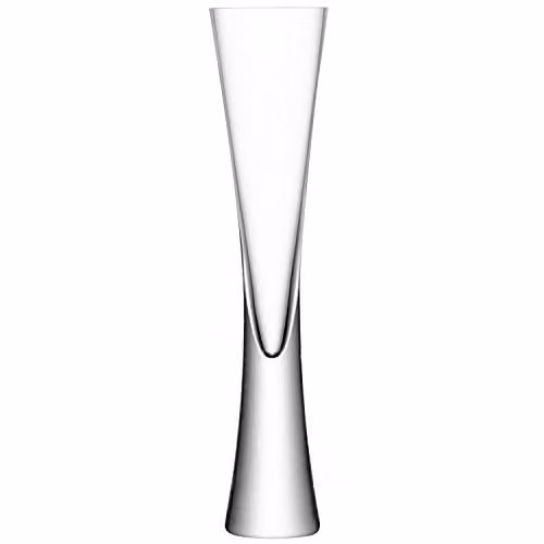 LSA International Moya Champagne Flute, Set of 2, Transparent Glass, 170 ml