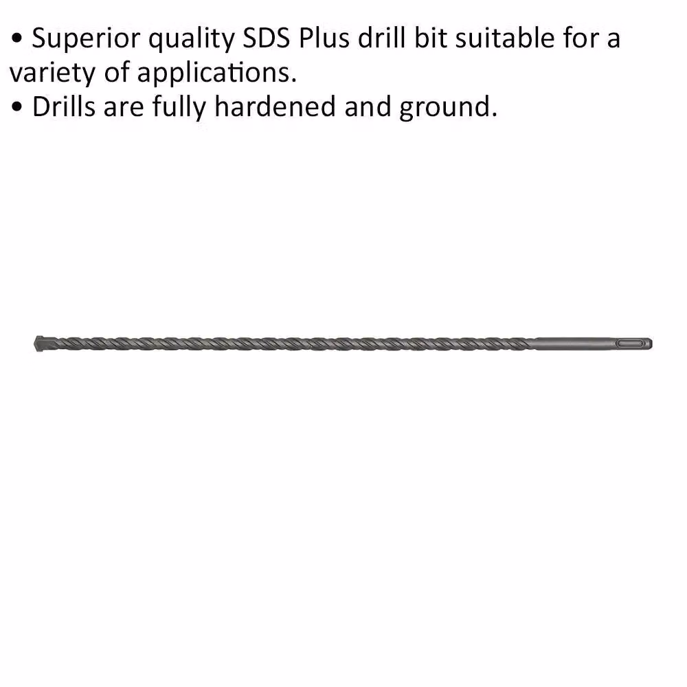 Loops SDS Plus Drill Bit, Multicolour, Diameter: 13 mm, Length: 450 mm – 2