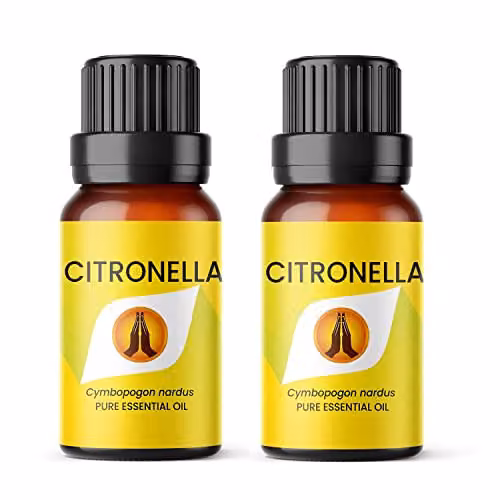 Aroma Energy Citronella Essential Oil, 2 x 10ml Bottles – 1