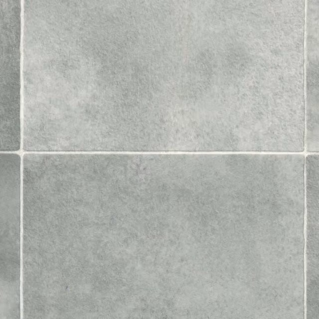 Vinyl Flooring UK Grey Stone Effect 2.0mm Cushion Backed Sheet Vinyl, W: 400 cm, L: 700 cm