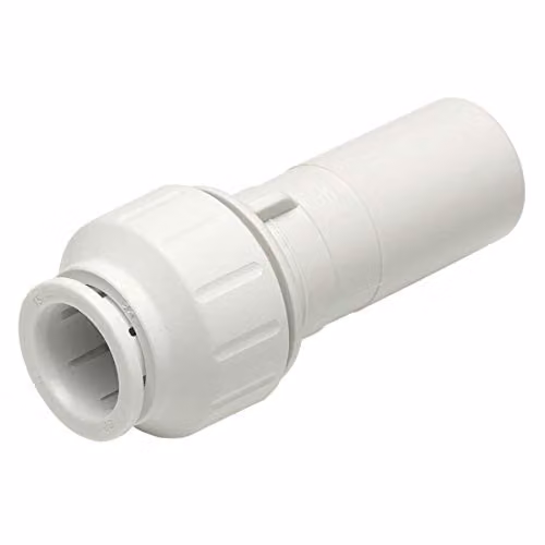 John Guest Speedfit PEM061510W 15 x 10 mm Stem Reducer Straight, White (Pack of 10)