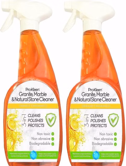 Pro-Kleen Granite, Marble and Natural Stone Cleaner Spray, Orange