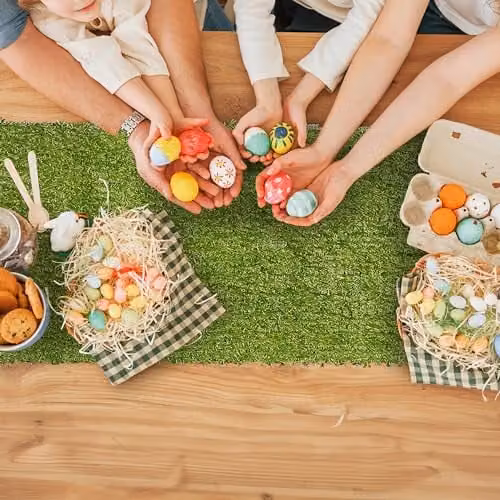 Walplus Green Artificial Grass Table Runner, W/D: 200 x 33 cm – 3