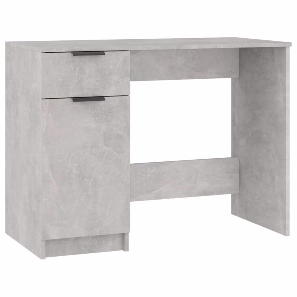 Berkfield Home Modern Writing Desk in Grey MDF, W/D/H: 100 x 50 x 75 cm – 2