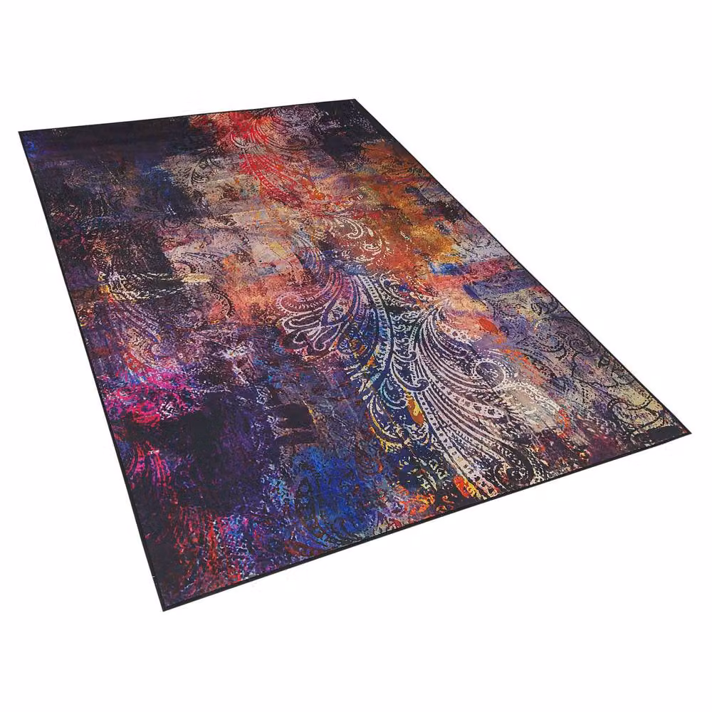 Wyld and Coco Multicolour Paisley Boho Rug, W: 140 cm, L: 200 cm – 3