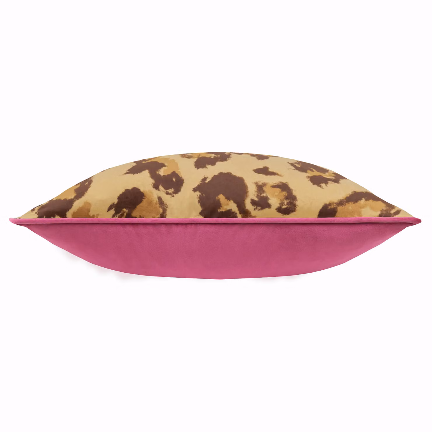 Furn True Leopard Piped Velvet Cushion, Multicolour, W/D/H: 43 x 43 x 43 cm – 3