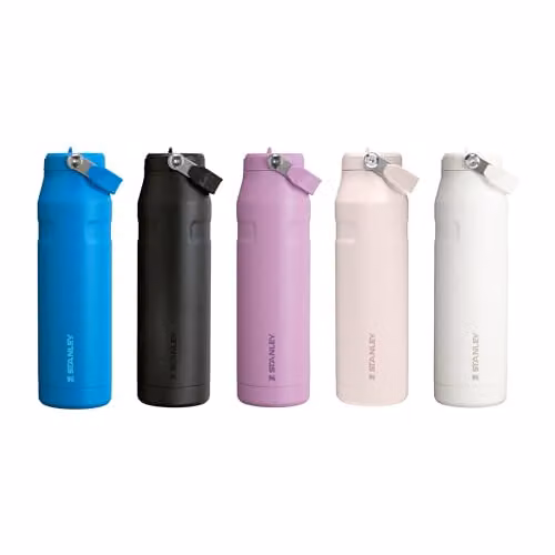 Stanley IceFlow Flip Straw Sports Water Bottle, 1.06 l, Black – 5
