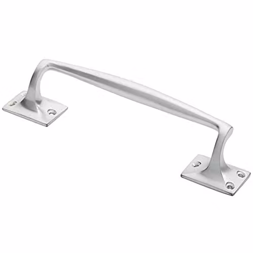 Loops One Piece Door Pull Handle in Chrome, Length: 25 cm, Projection: 5.4 cm