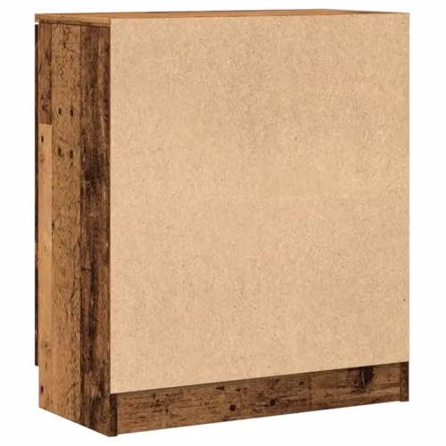 vidaXL Sideboard in Old Wood Brown, Engineered Wood, W: 60 cm, D: 30 cm, H: 70 cm – 4