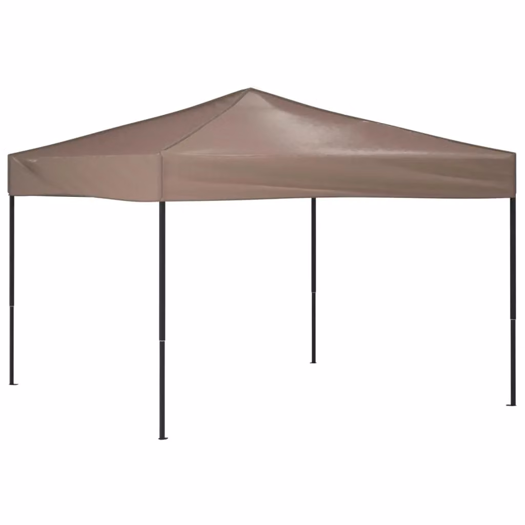 Berkfield Home Folding Party Tent in Beige and Silver, W 3 m x D 3 m – 2