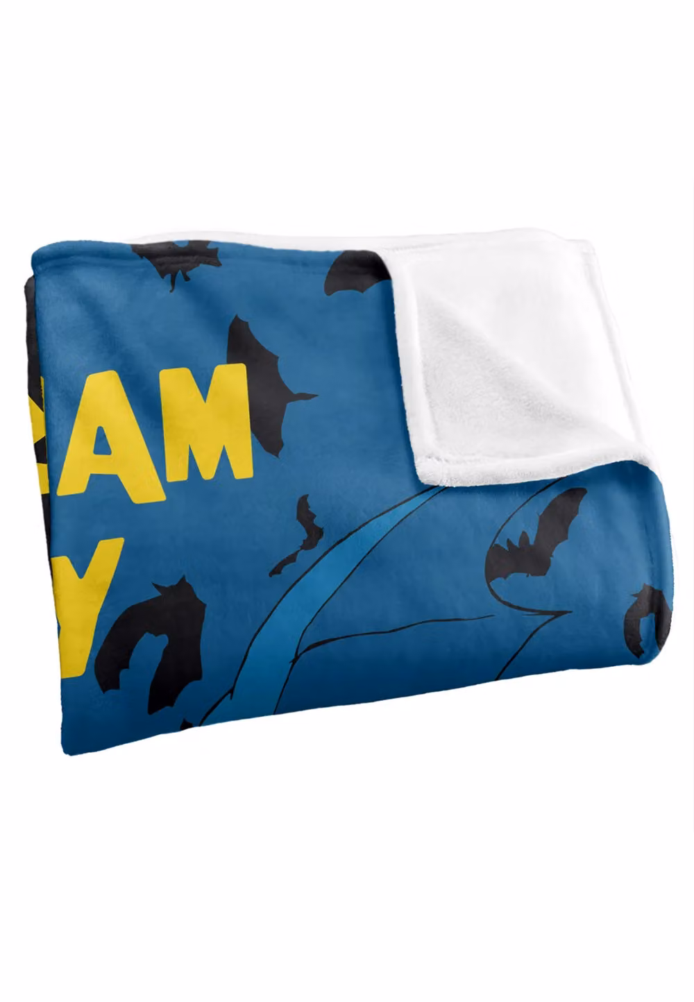DC Comics Batman Gotham City Hero Blanket in White, W: 152 cm, D: 127 cm – 3