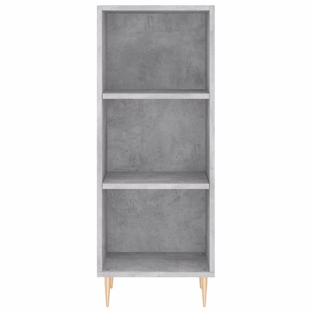 Berkfield Home Sideboard in Concrete Grey, W/D/H: 34.5 x 32.5 x 90 cm – 2