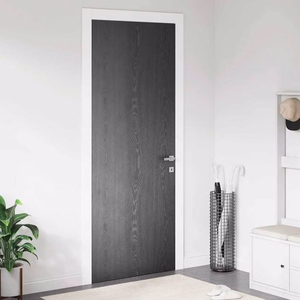 Berkfield Home Self-adhesive Dark Wood Furniture Film in Black, W: 500 cm, H: 90 cm – 2