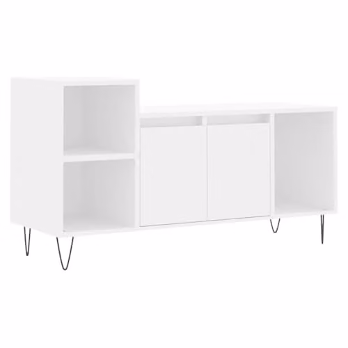 vidaXL Modern White MDF TV Cabinet W/D/H: 100 x 35 x 55 cm – 1